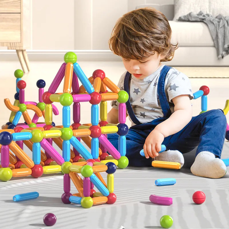 Juego de construcción magnético para niños | Juguetes Montessori™ 
