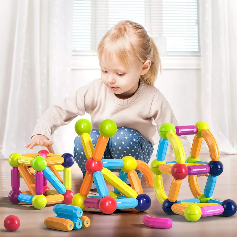 Juego de construcción magnético para niños | Juguetes Montessori™ 