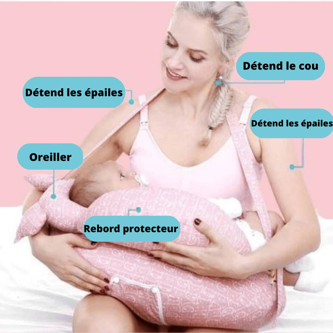 Coussin d'allaitement confortable et pratique